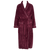 Filipa fleece robe long - Burgundy