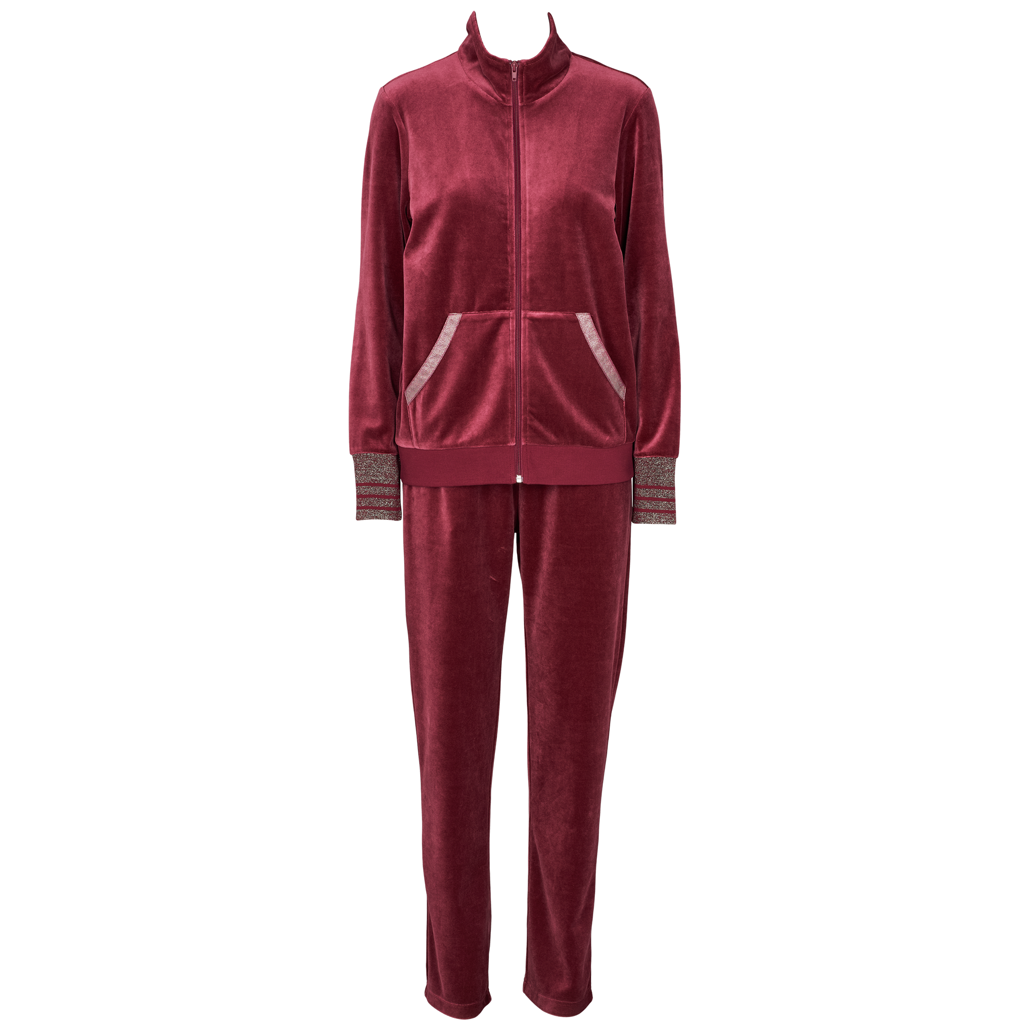 Alice velvet set - Wine
