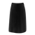 Sort nederdel i microfiber