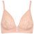 Kaya soft bra - Peach pearl. Blød blondebh uden skåle