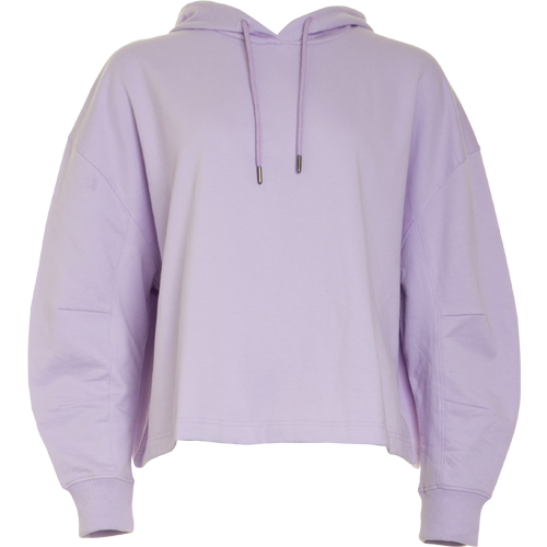 Lilla hoodie - oversized hættetrøje i lilla