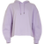 Lilla hoodie - oversized hættetrøje i lilla
