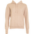 Beige farvet hoodie til kvinder