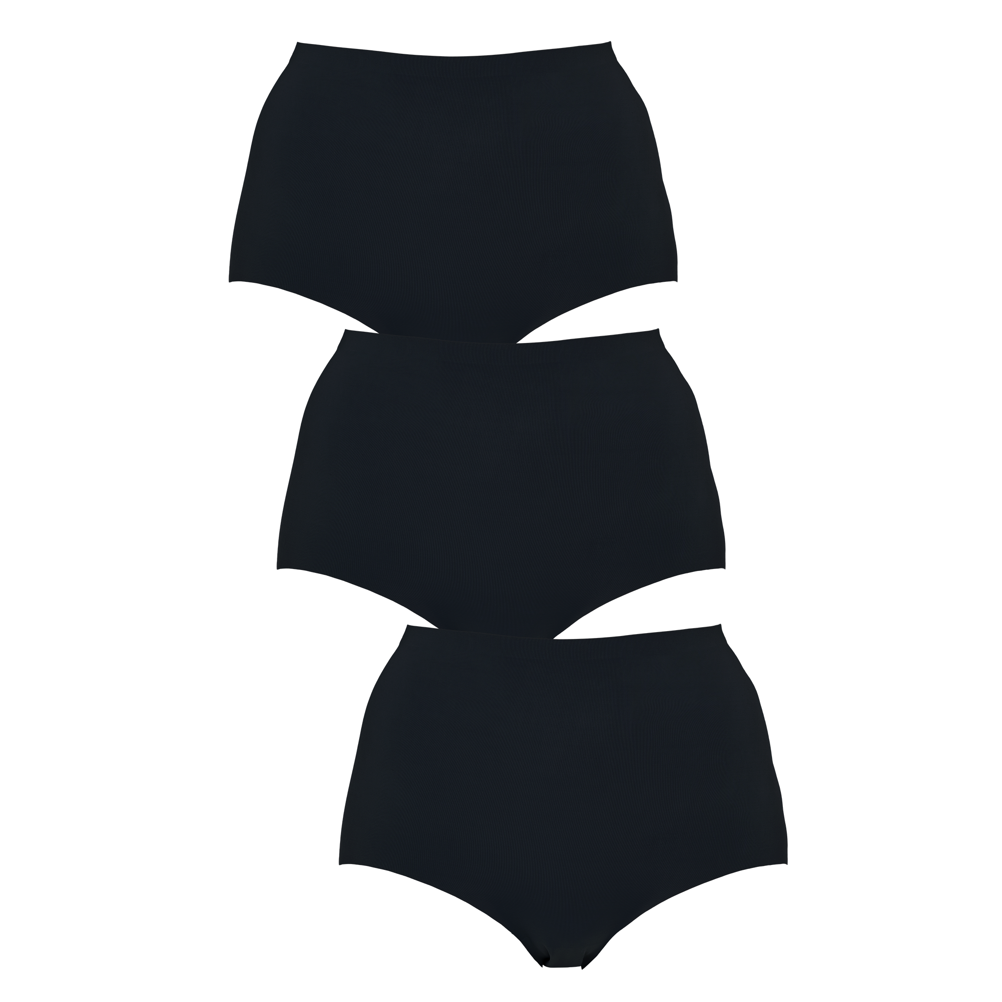 Seamless maxi 3-pack - Black
