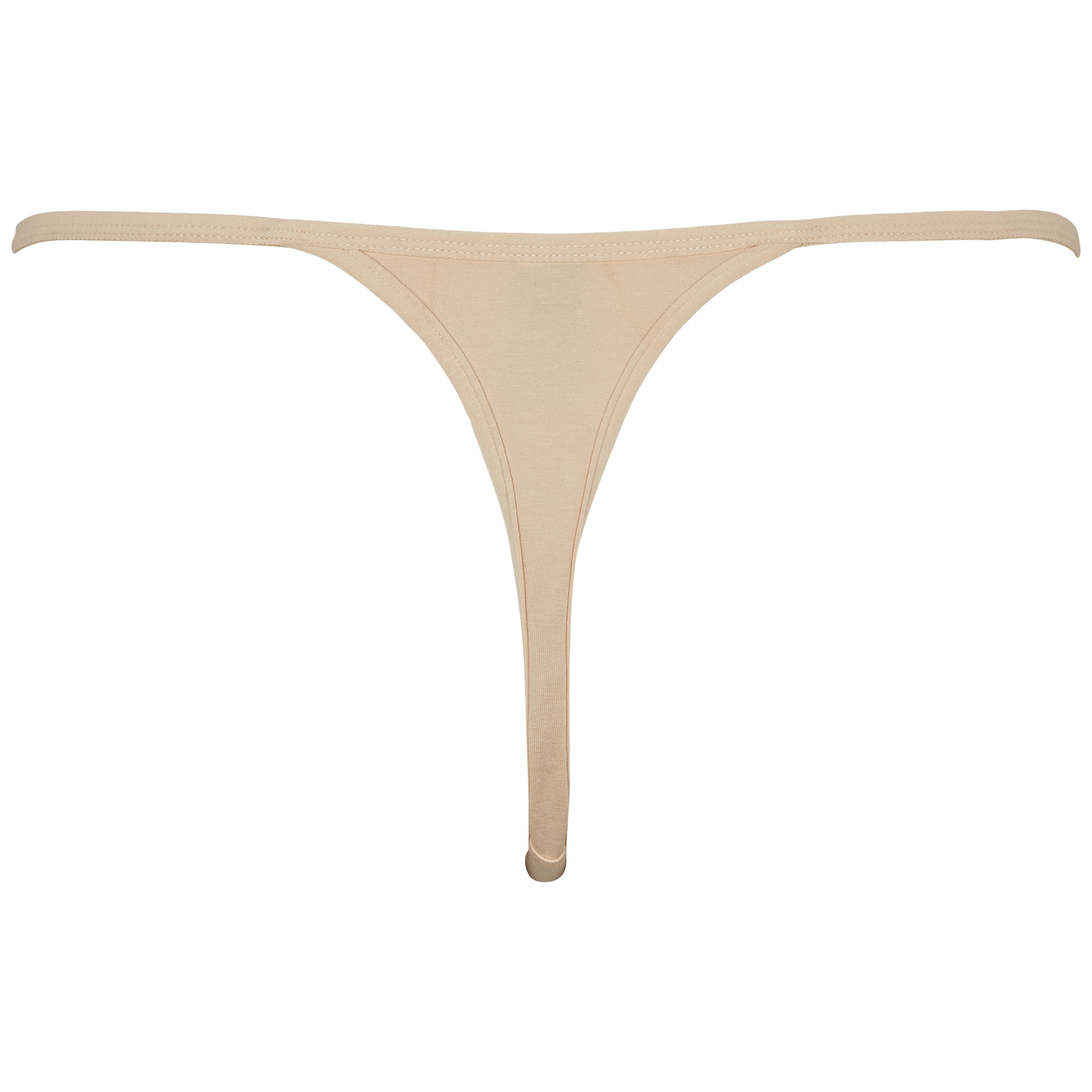 String af bomud i farven nude - bagside