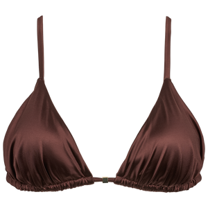 Triangle bikinitop i brun 