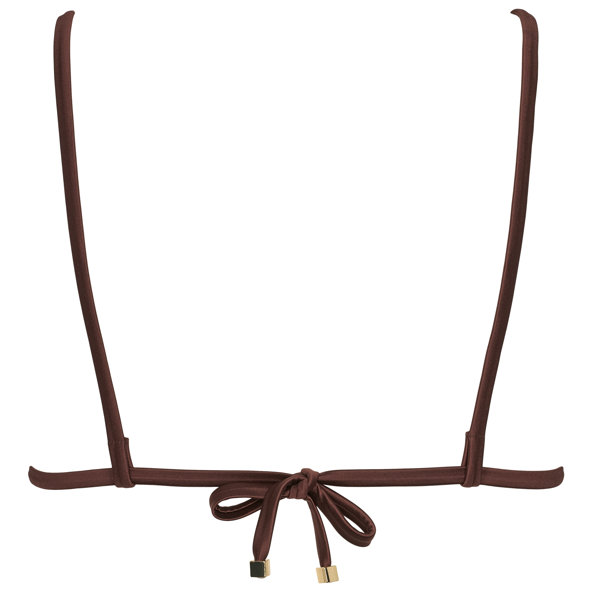 Triangle bikinitop i brun 