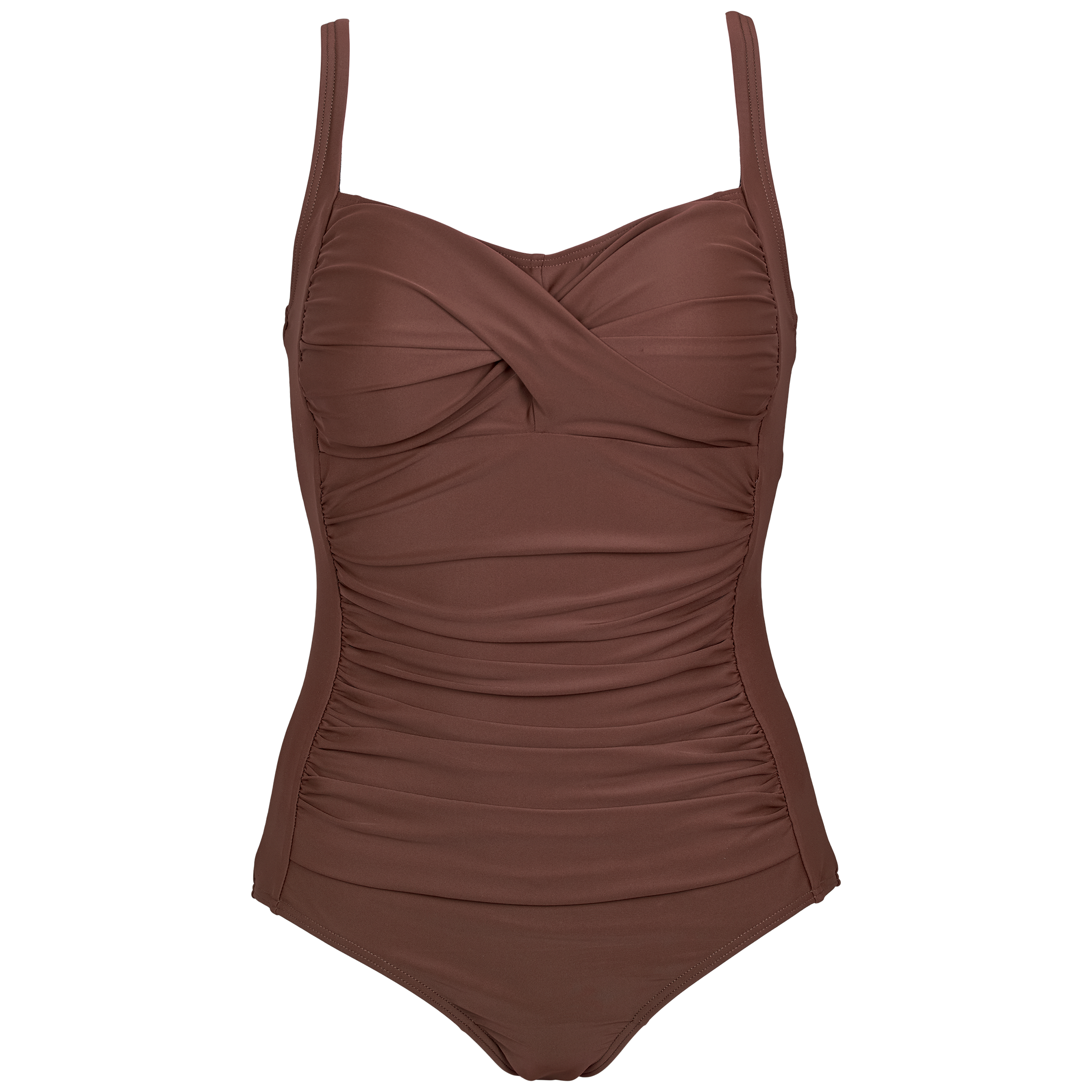 Brun badedragt med shape 