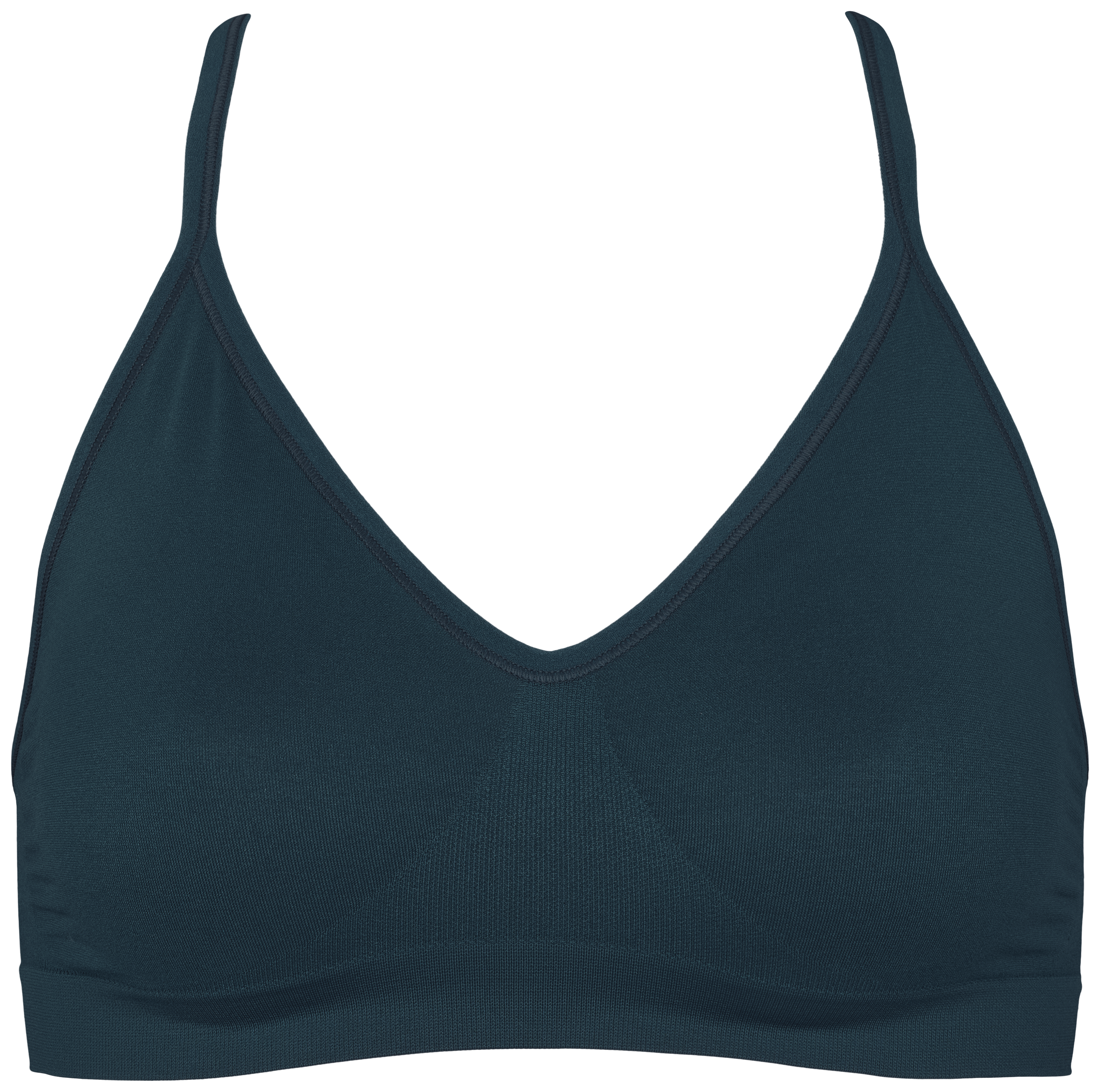 Lucia bra top solid Blueberry Blue forfra