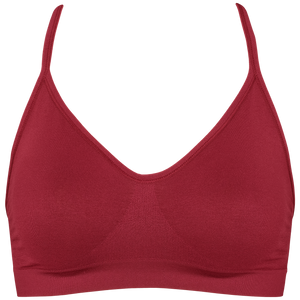 Lucia bra top solid Tibetan Red forfra