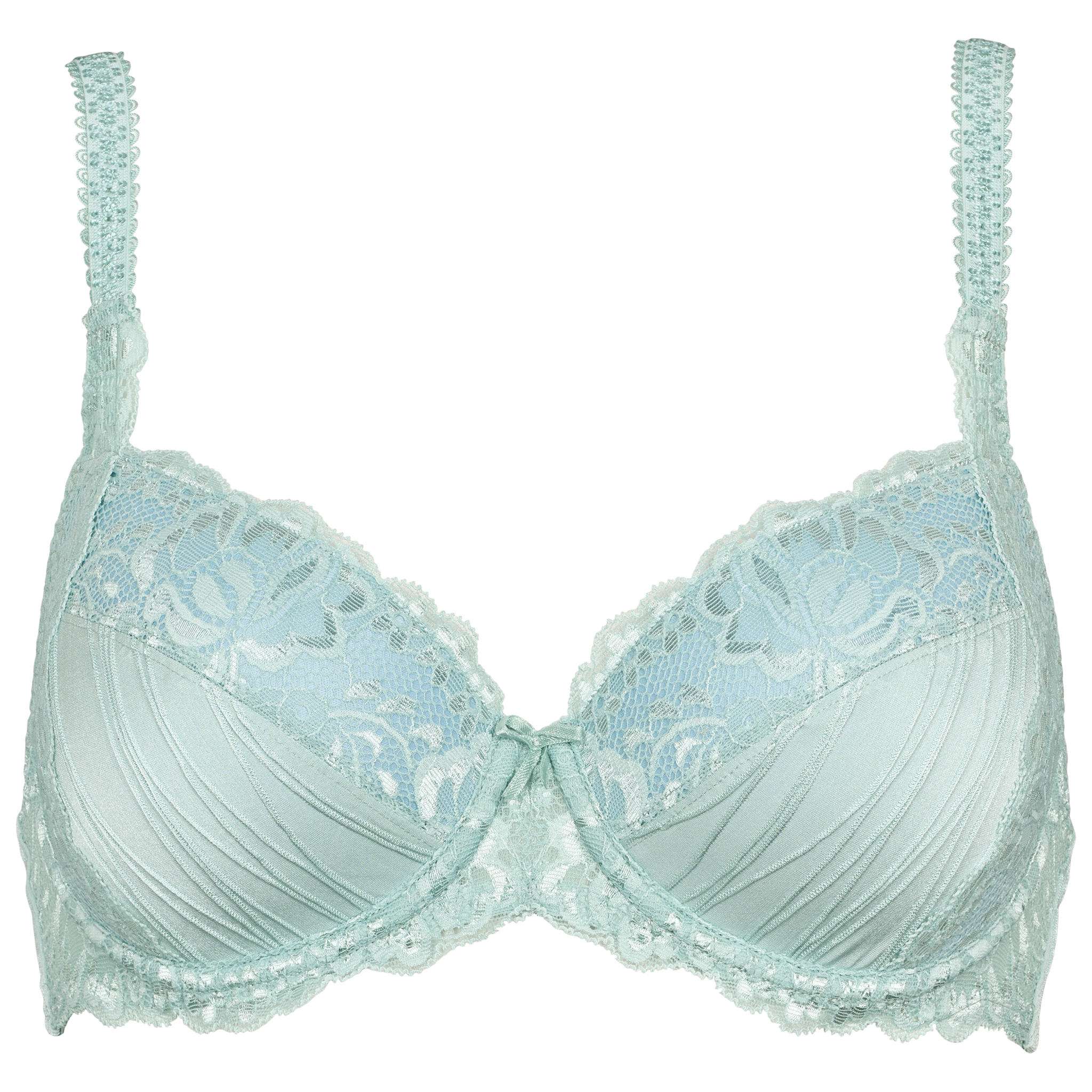 Dorrit bh med blonde i farven ether