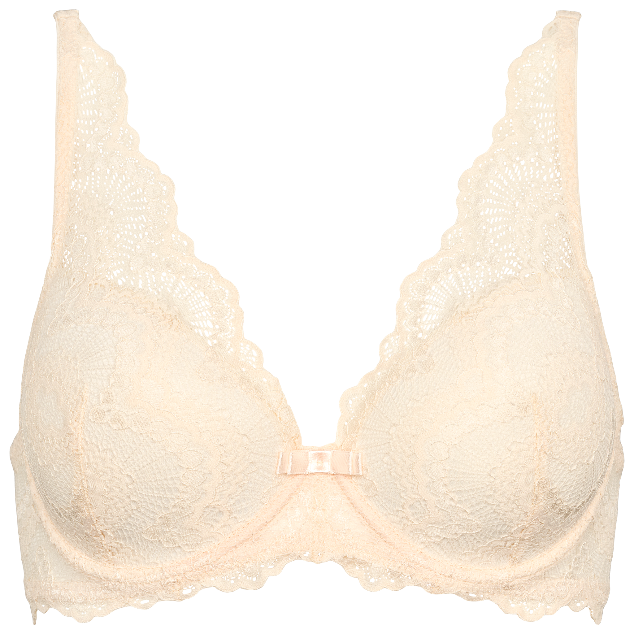 Tanya bra fill i butter yellow med lace design