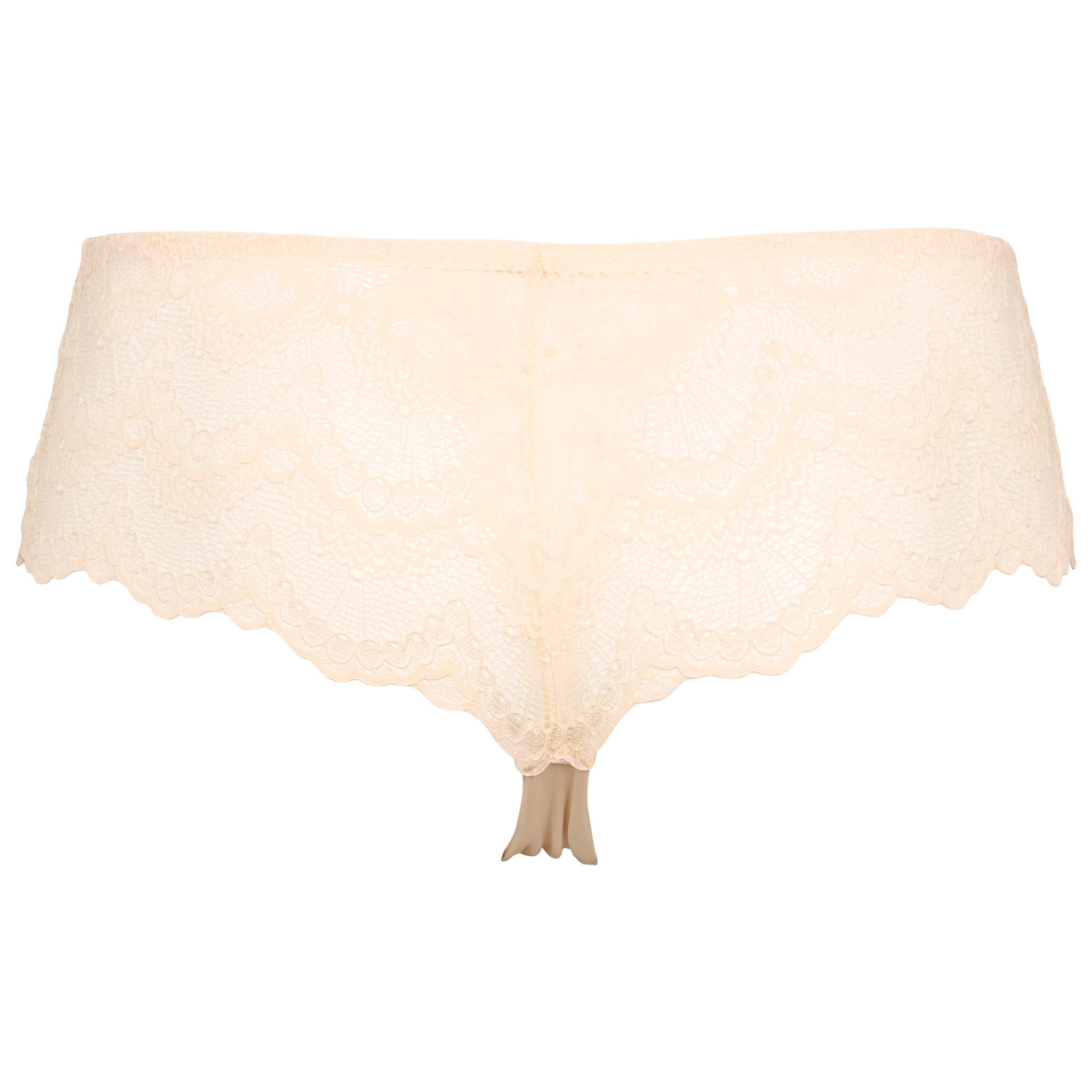Tanya string med lace i butter yellow