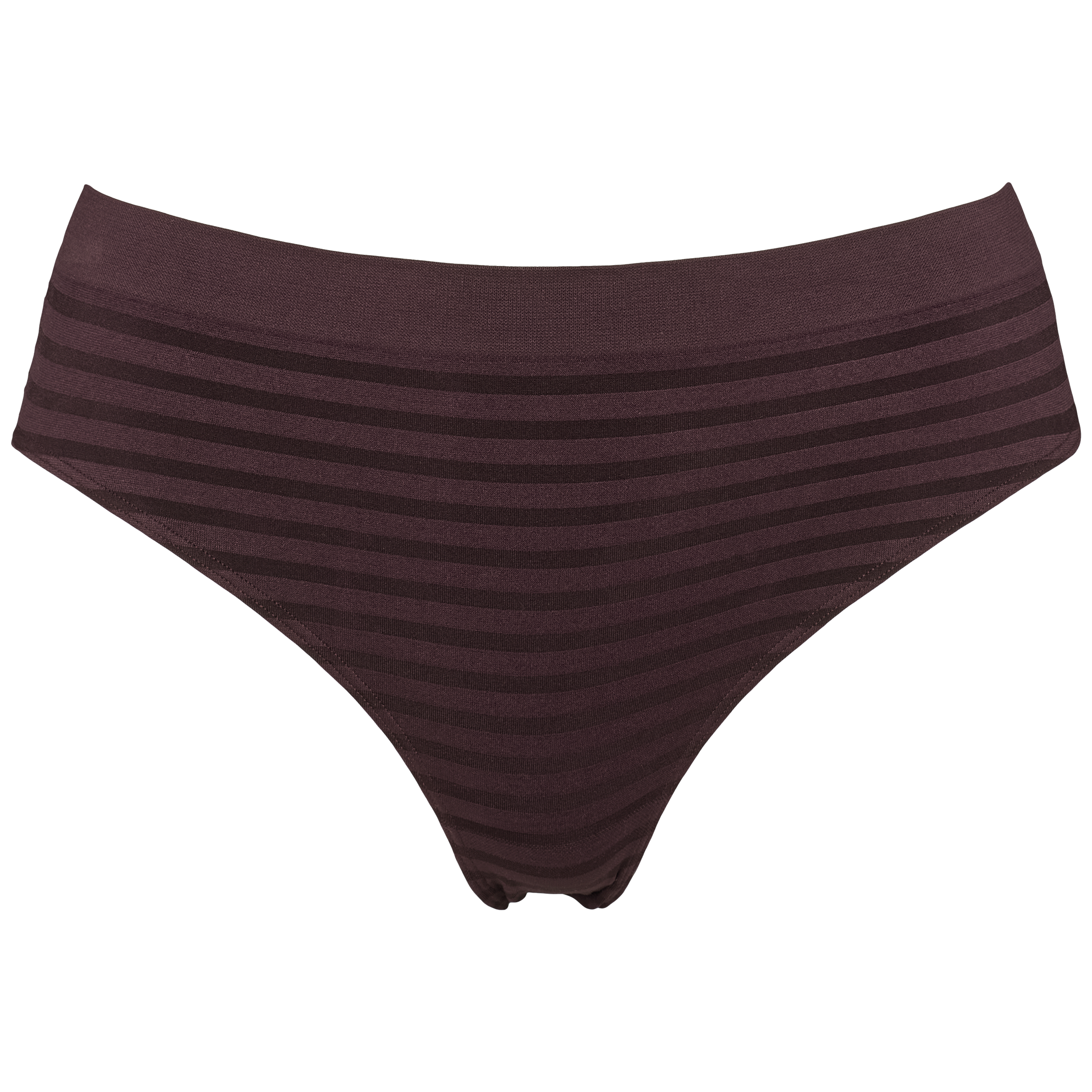 Lucia tai stripe Dark Brown forfra