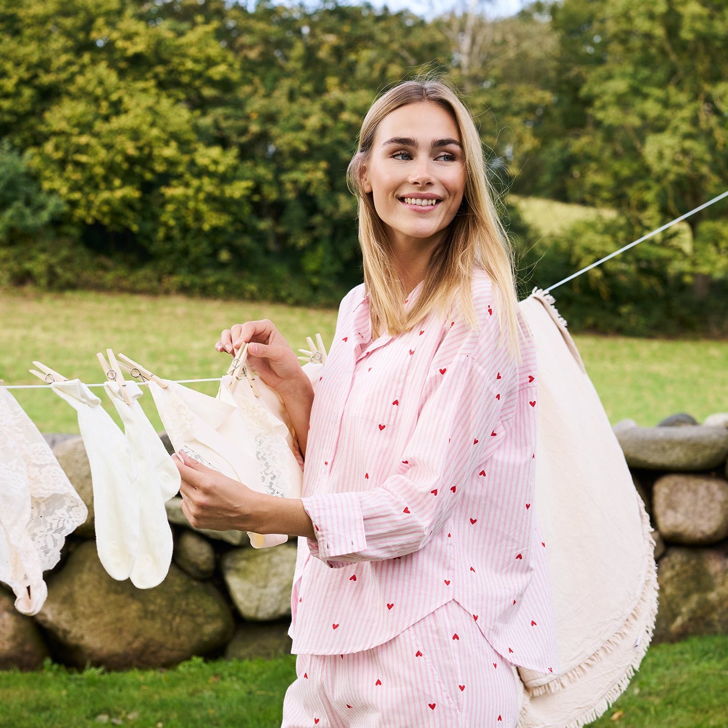 Anna skjorte på model