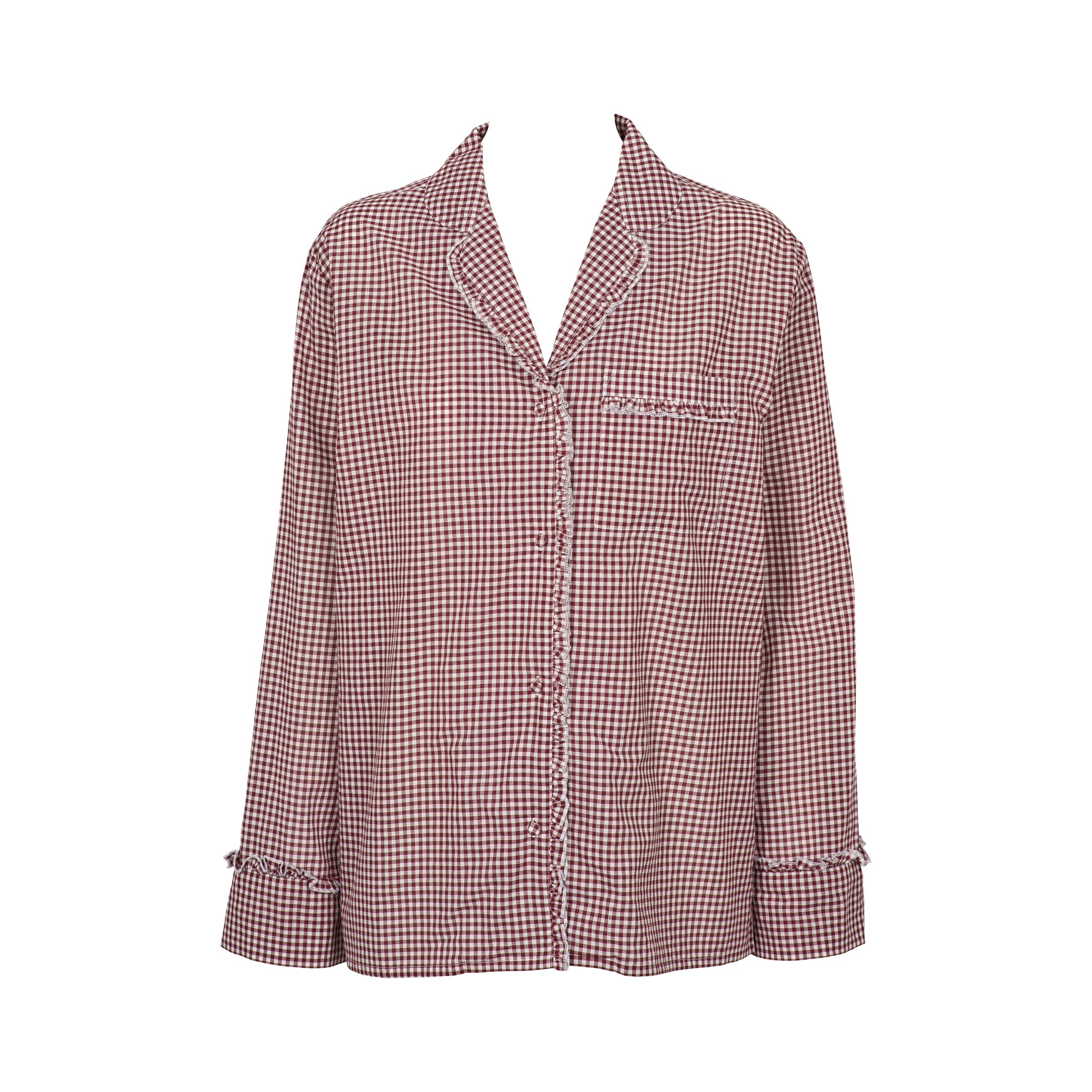 Josie nightshirt Windsor Wine forfra