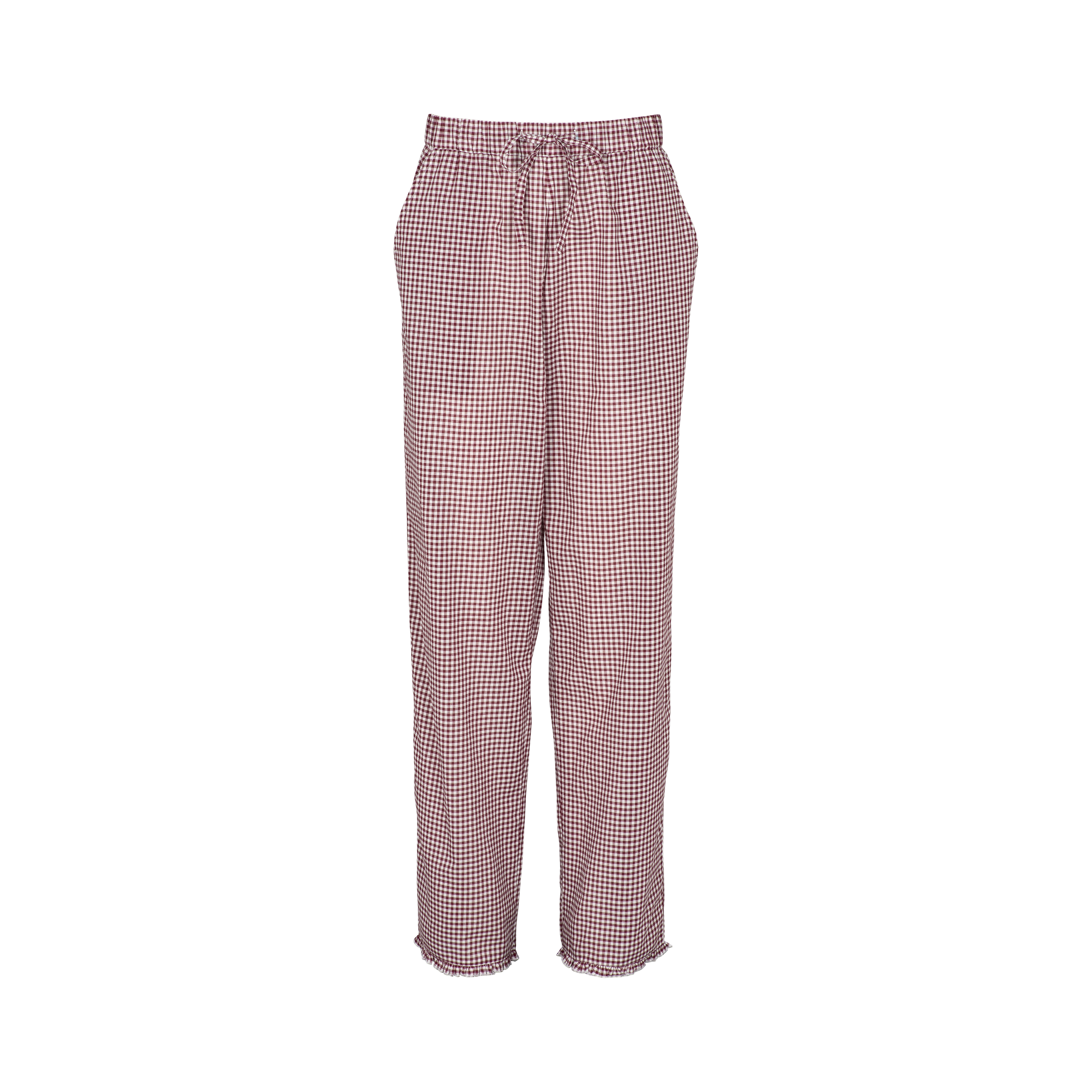 Josie night pants i Windsor wine forfra