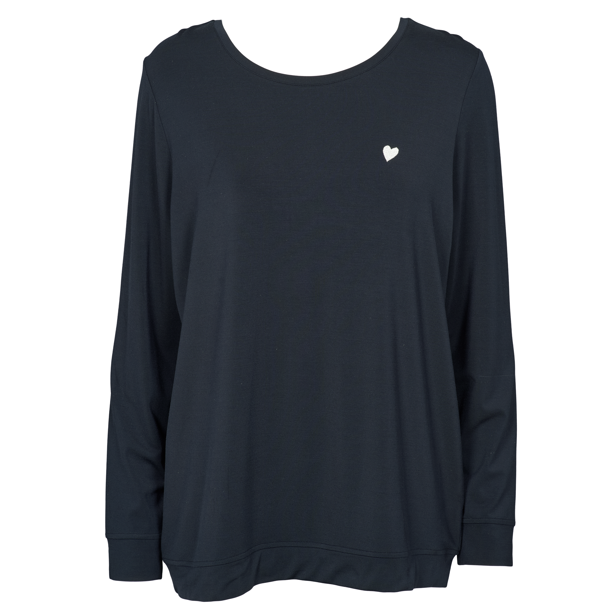 Softness shirt LS Blueberry Blue forfra