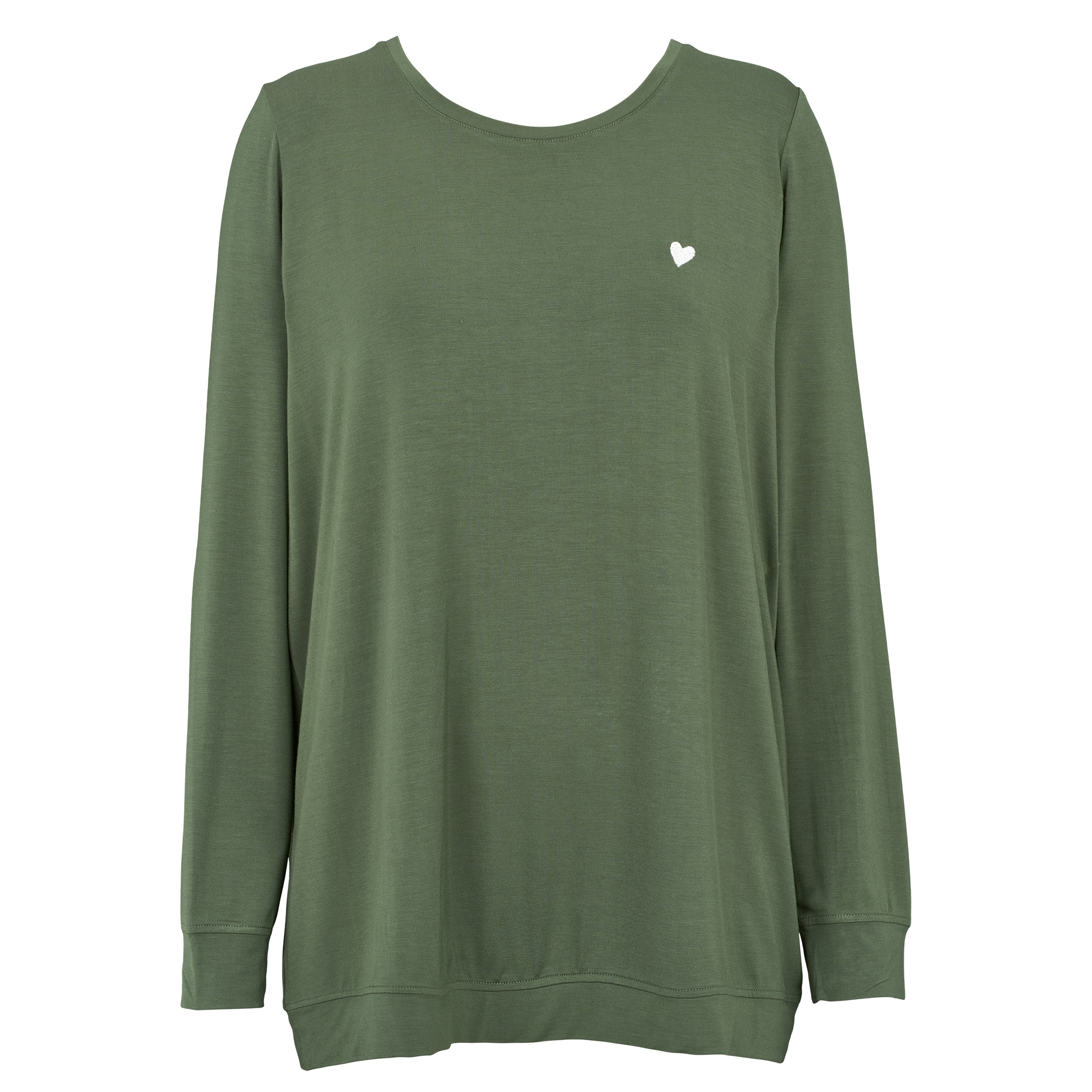 Softness shirt LS - Dusty green