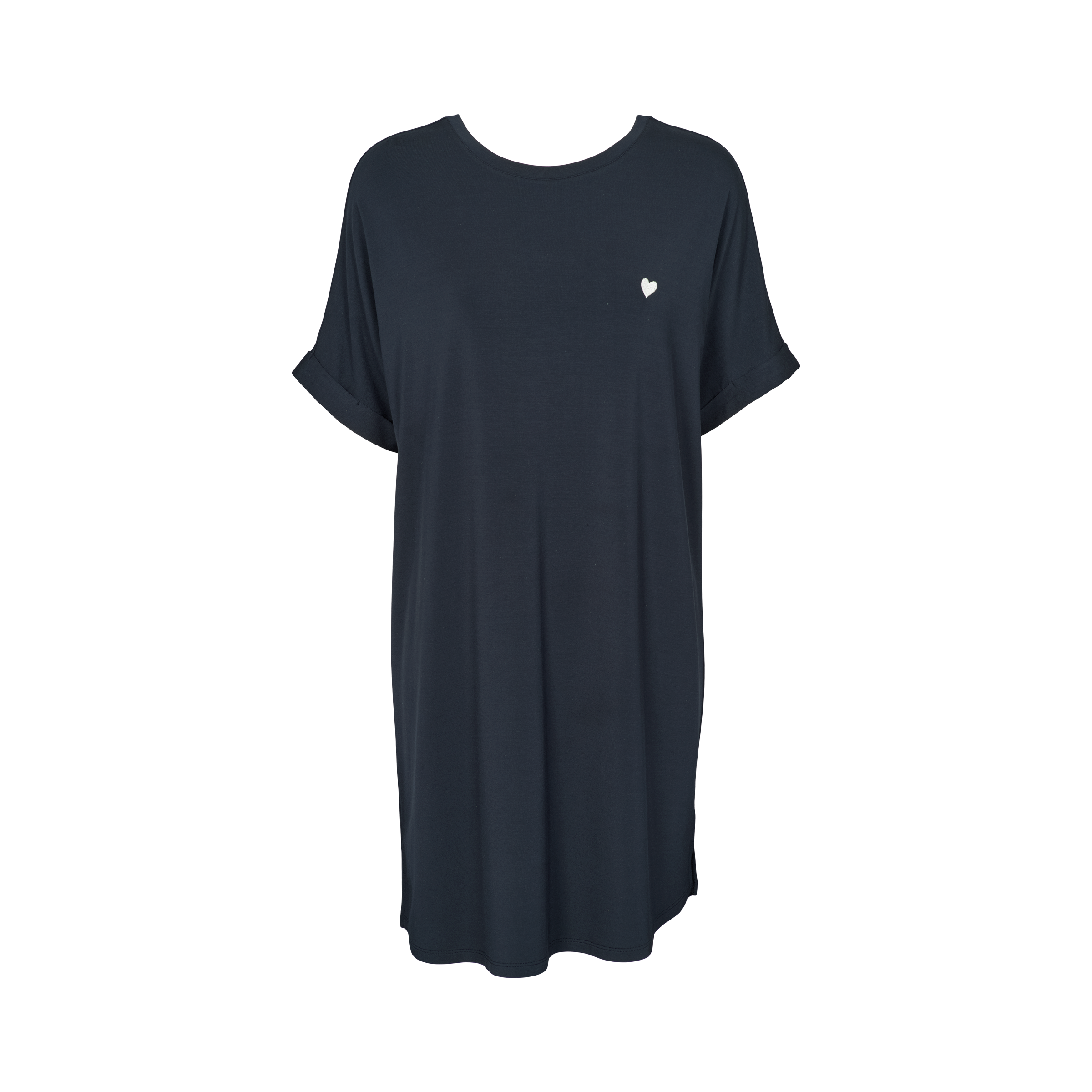 Softness big shirt Blueberry Blue forfra