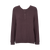 Cozy pullover Dark Brown forfra