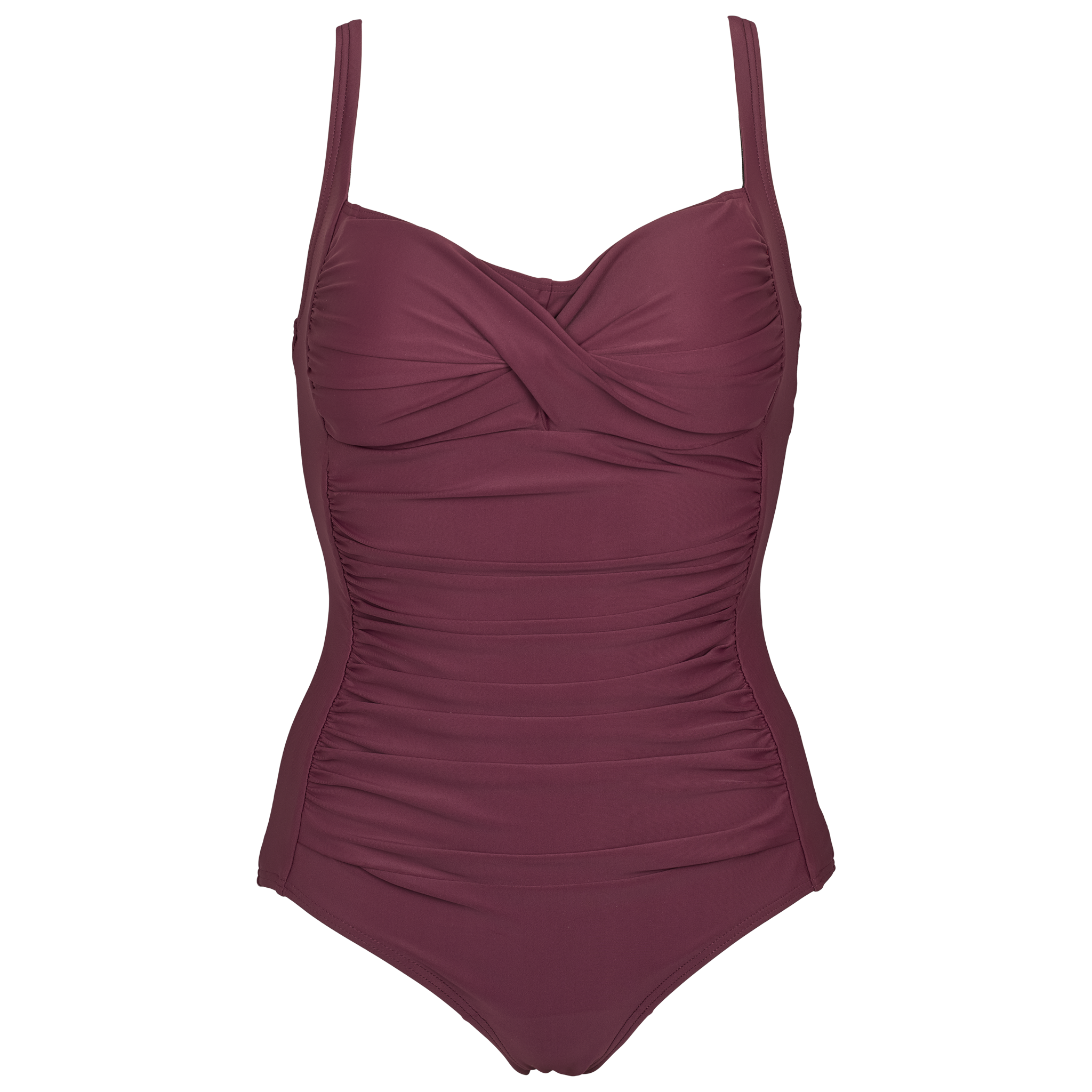 Badedragt i dark purple til kvinder