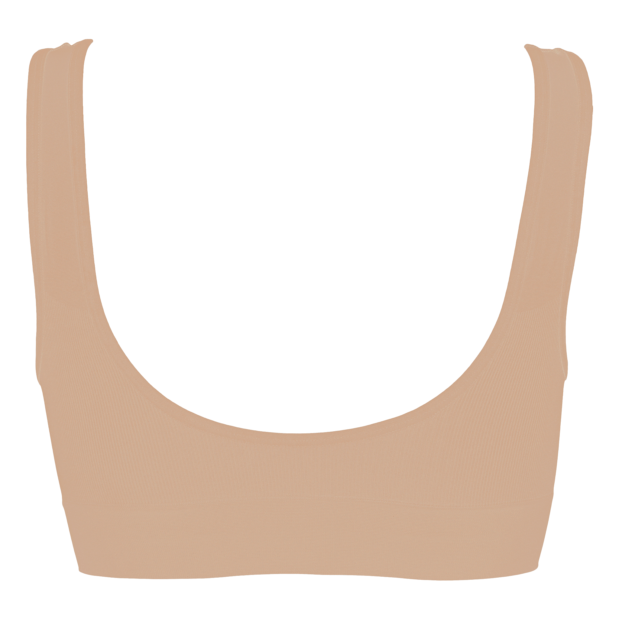 nude bh top med brede stropper