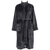 Fine fleece robe w zipper - India ink