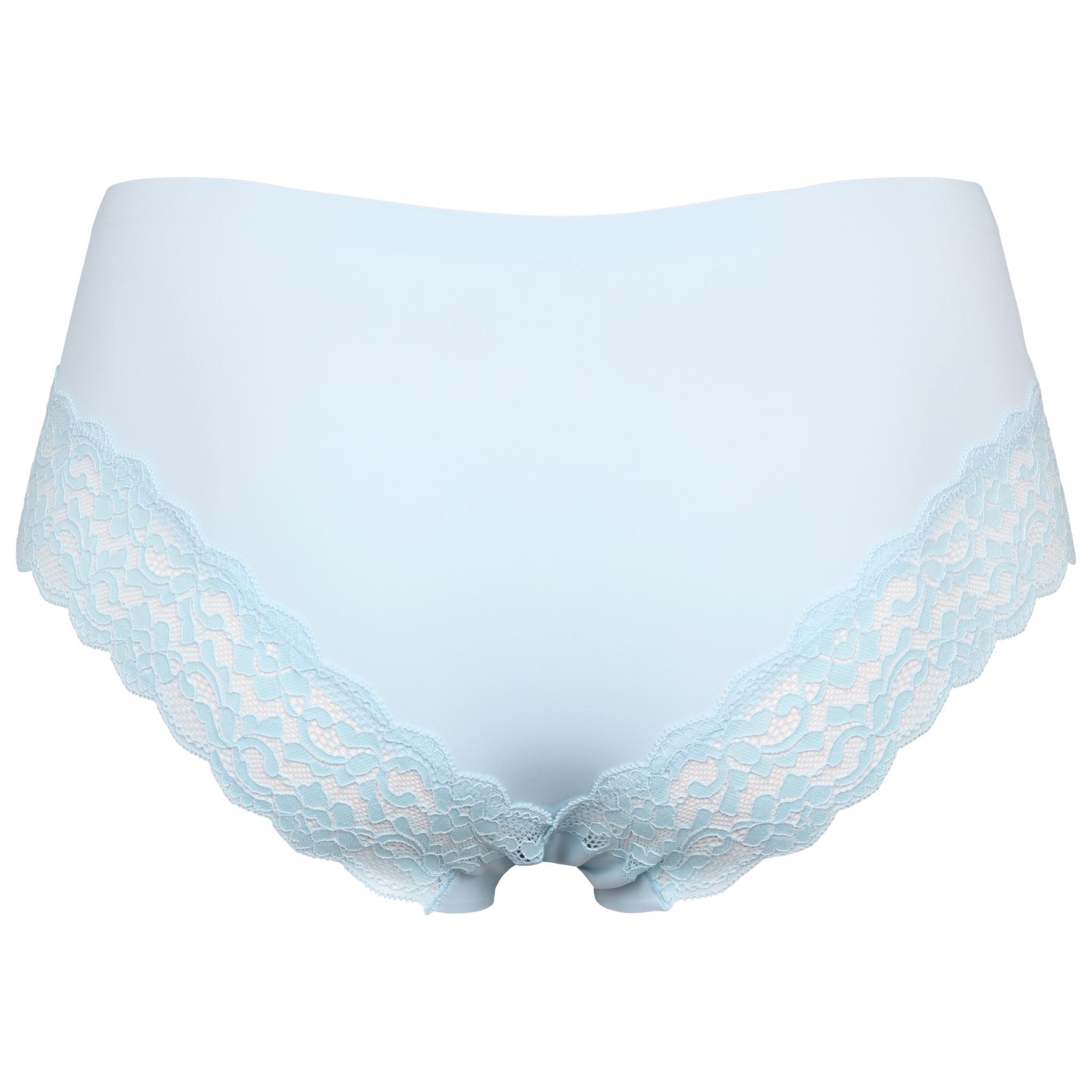 Seamless tai med lace i lyseblå