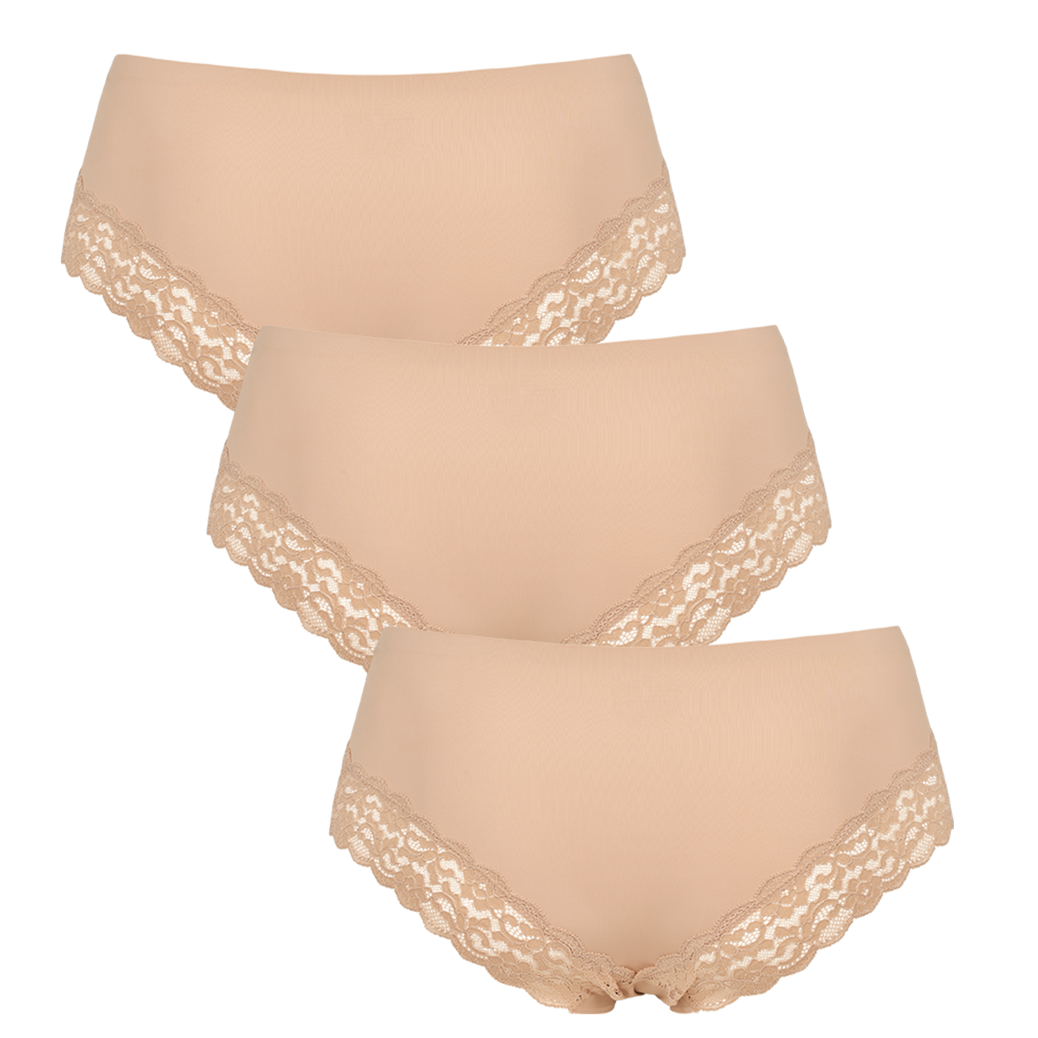 nude seamless trusse med blonde