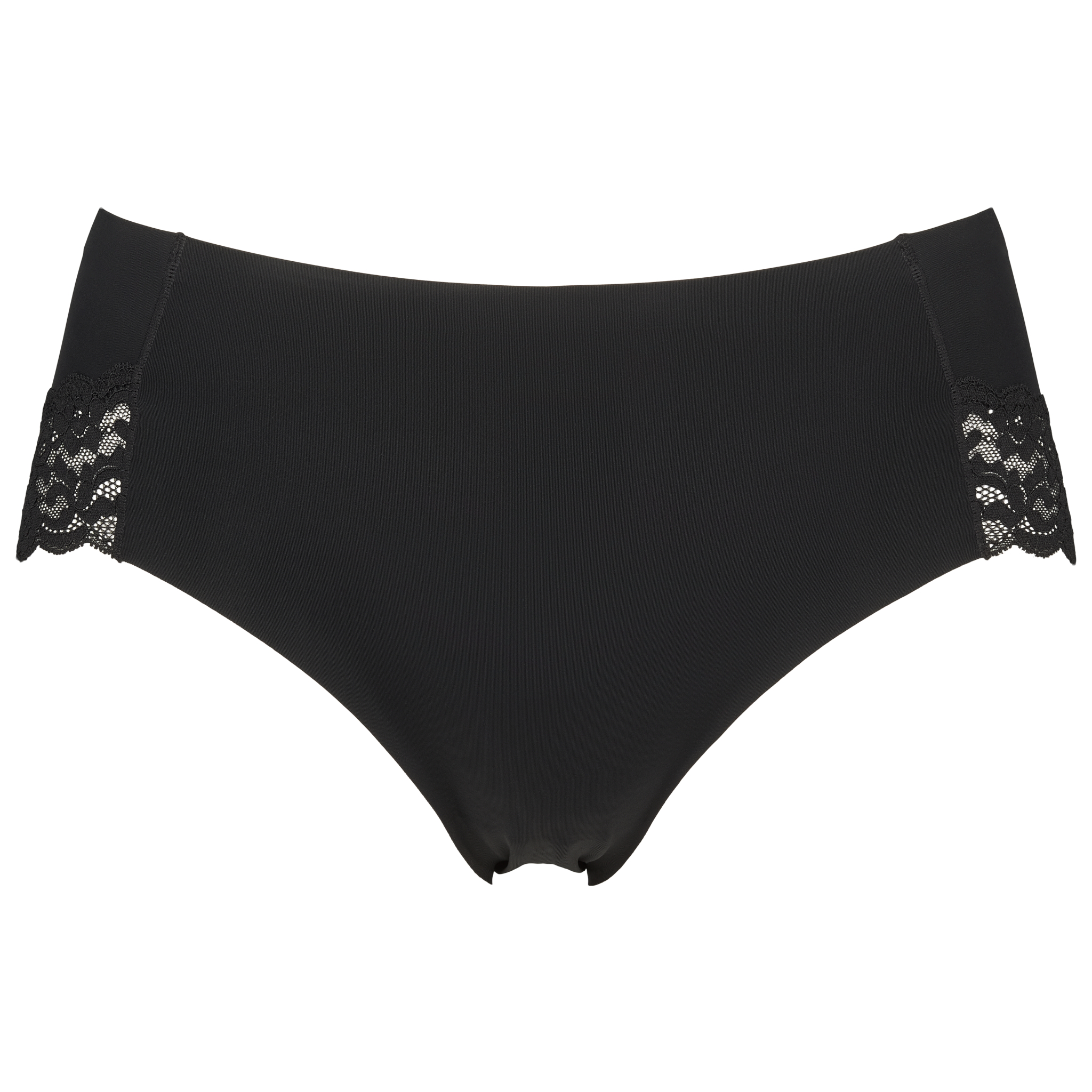 sorte seamless trusser med blonde