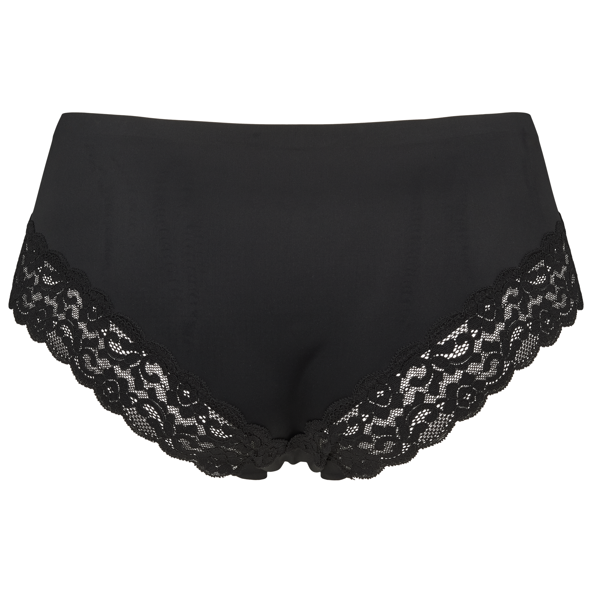 sorte seamless trusser med blonde