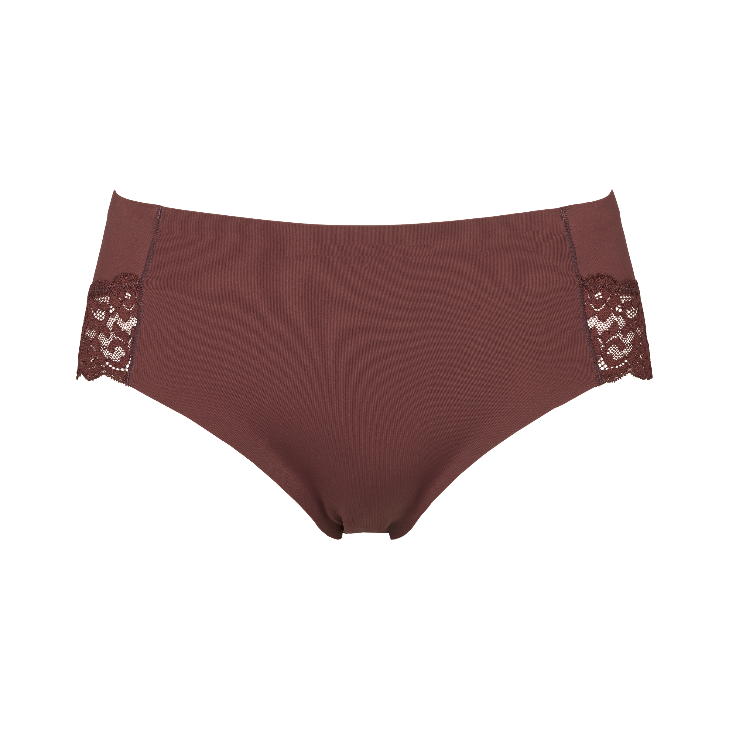Seamless tai w lace 3-pack Brown forfra