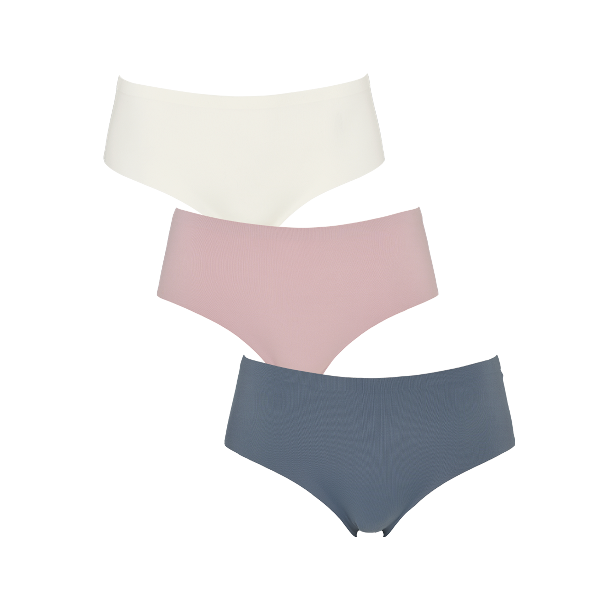 Seamless tai 3-pack - Grisaille grey