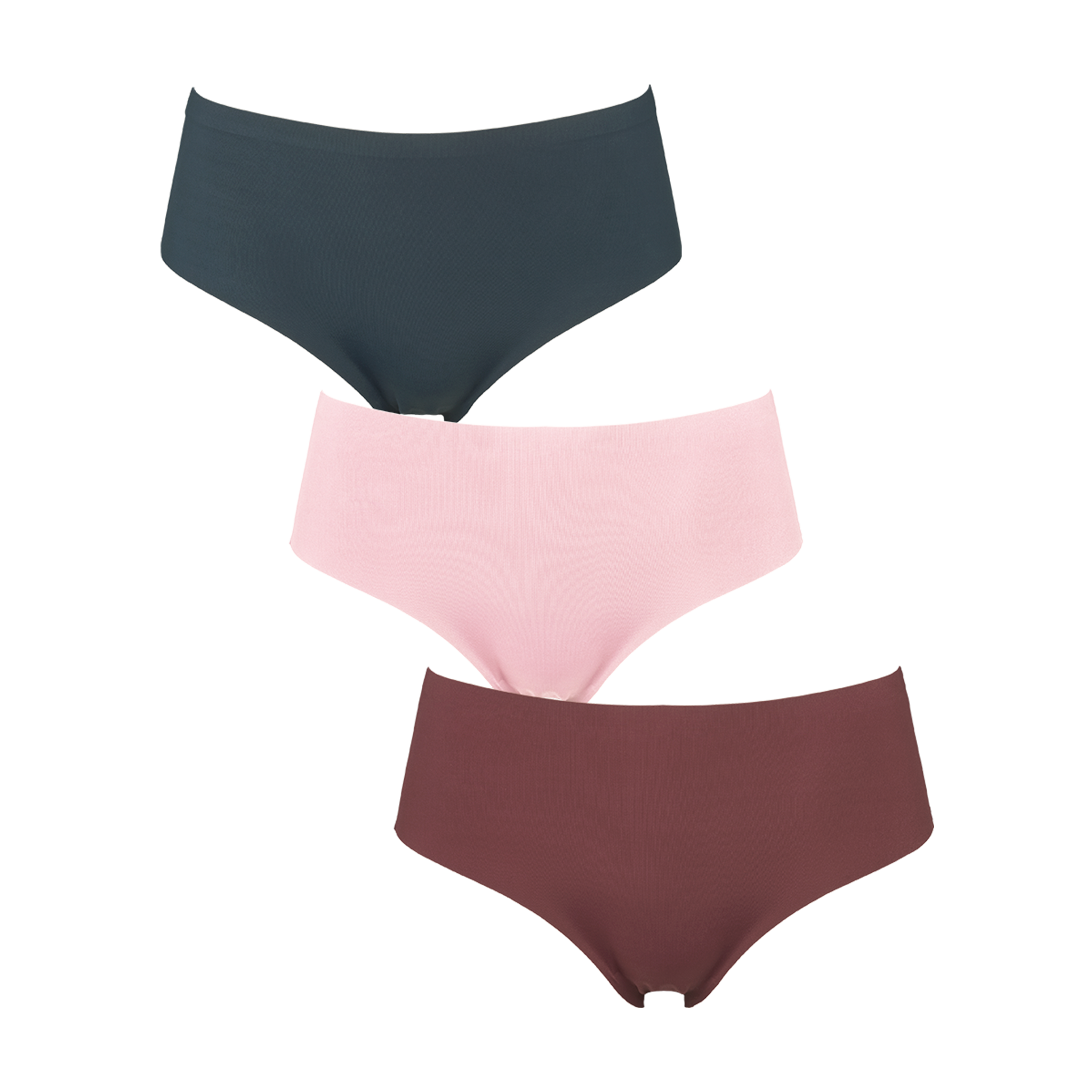 Seamless tai 3-pack - Brown