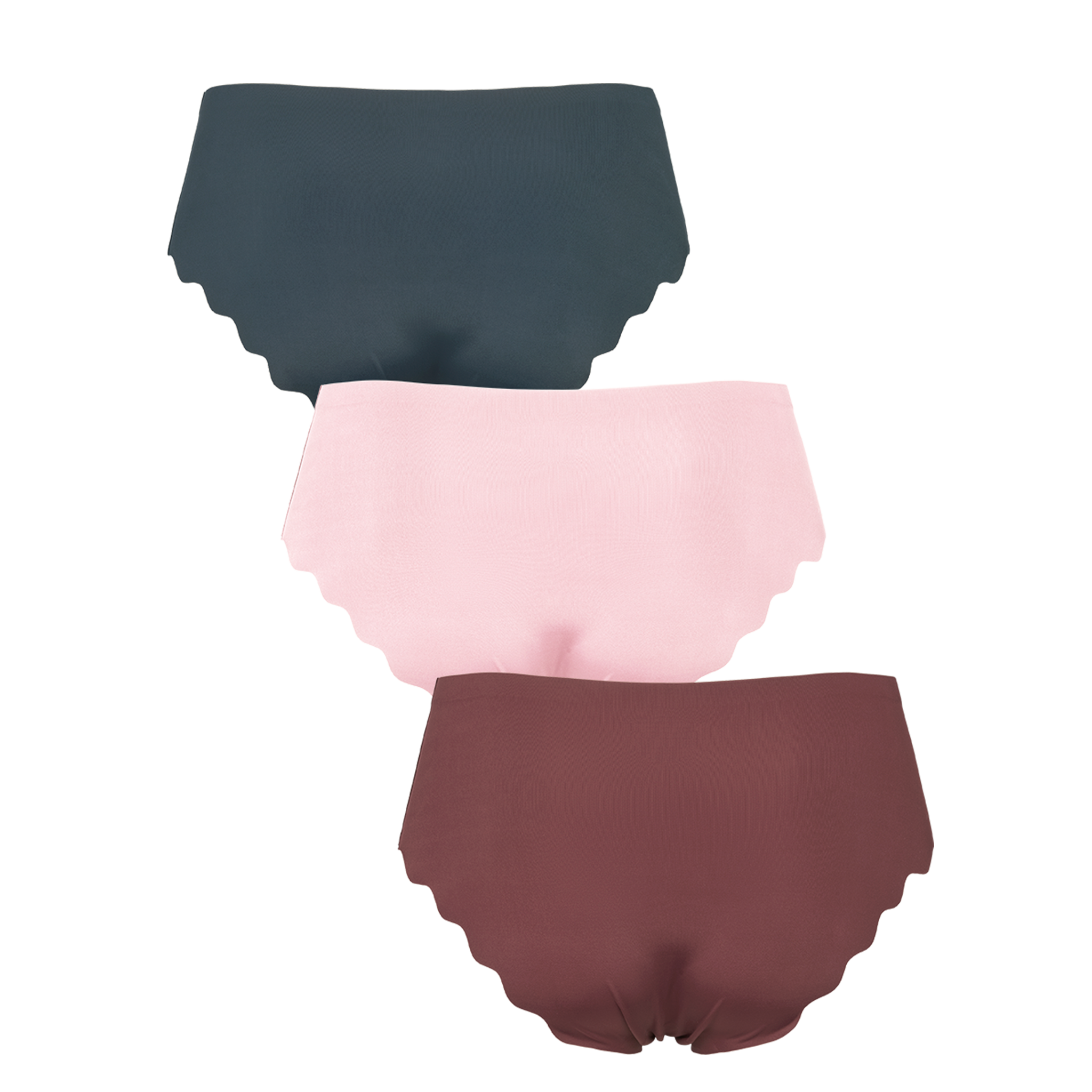 Seamless tai 3-pack - Brown