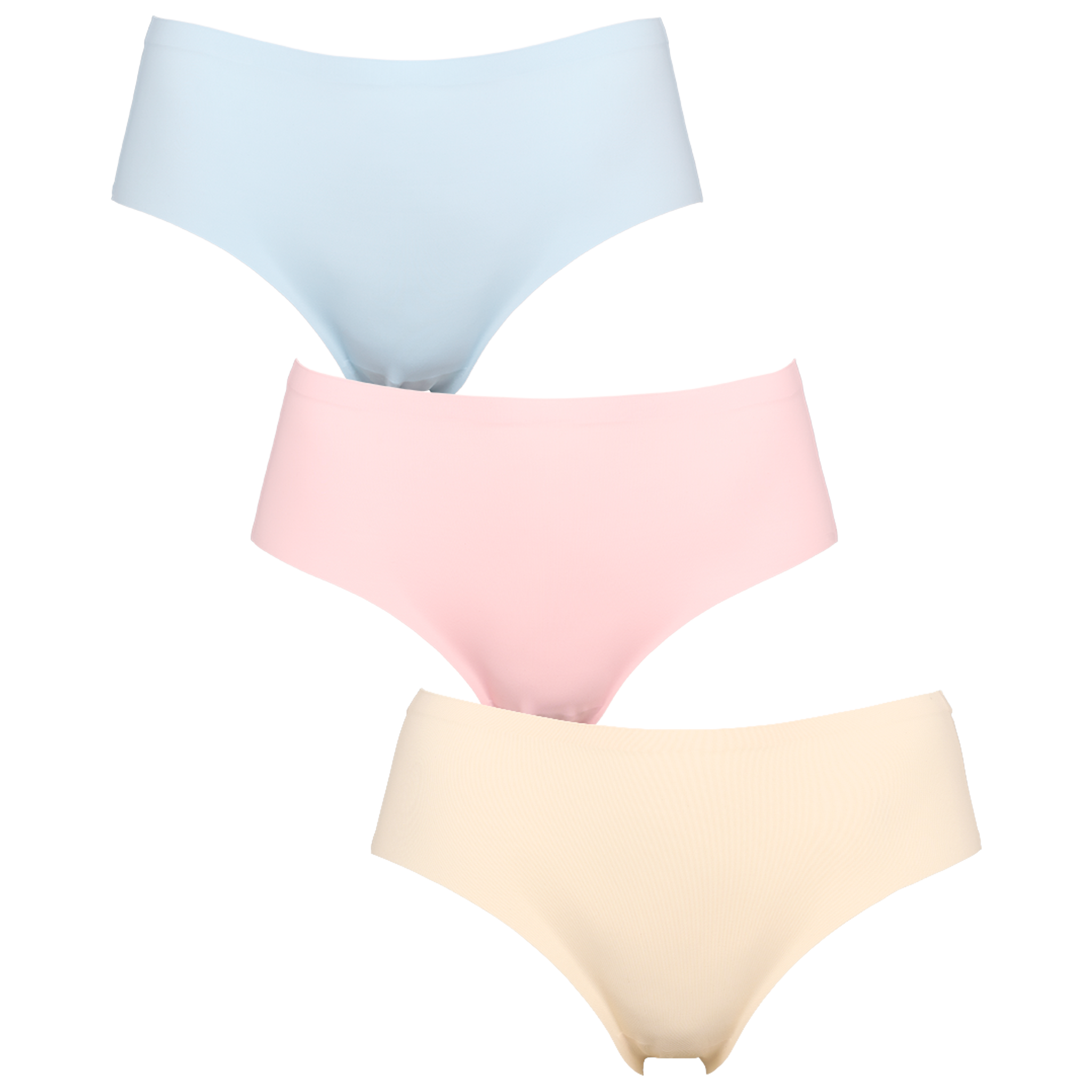 Seamless tai 3-pack - Light blue