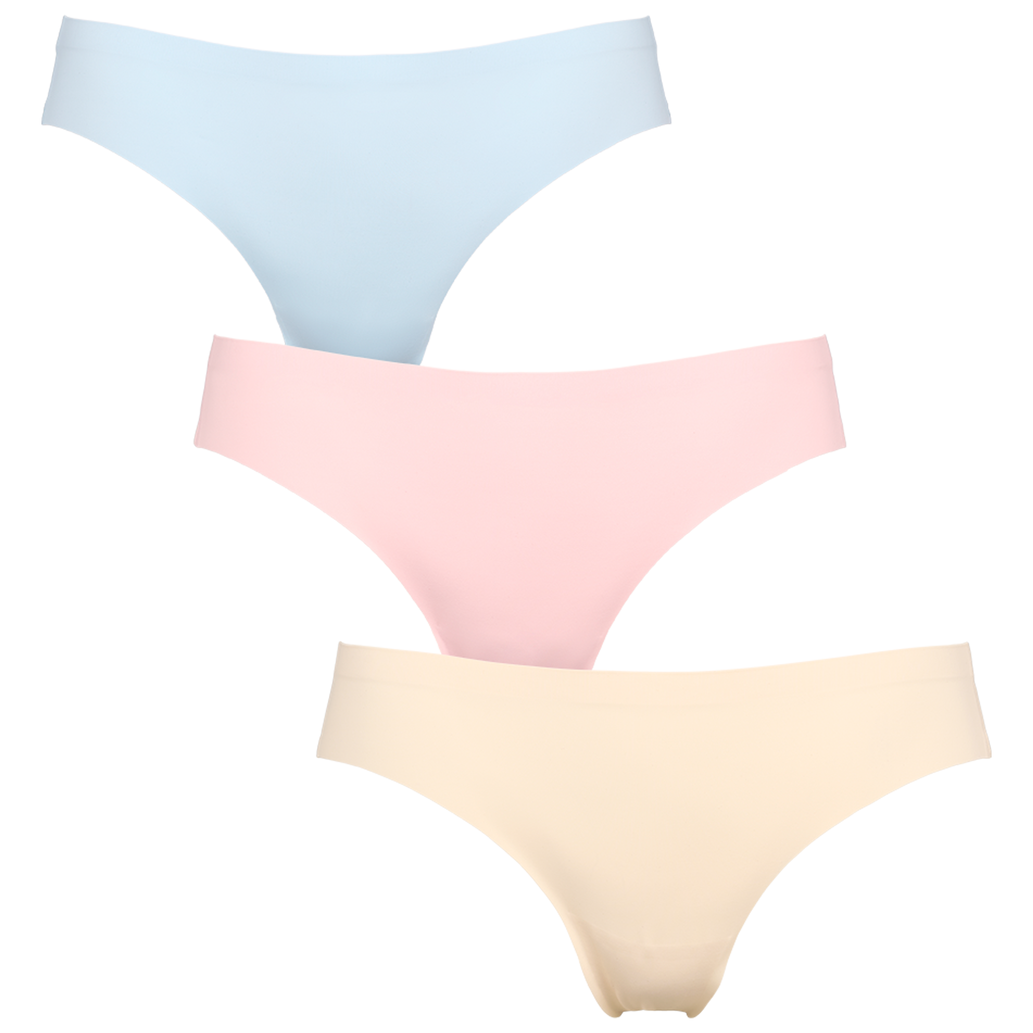 Seamless string 3-pack - Light blue