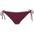 Bikini trusse i farven dark purple med bindebånd i siderne