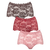 Lace maxi 3-pack - Dusty Rose