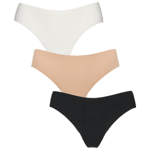 Seamless string w lace 3-pack - Multi colour