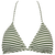 Ibiza triangle jacquard - Riffle green