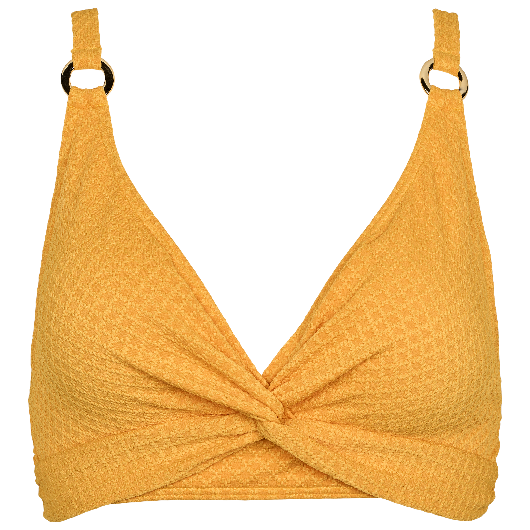 Lucca top jacquard - Vintage gold