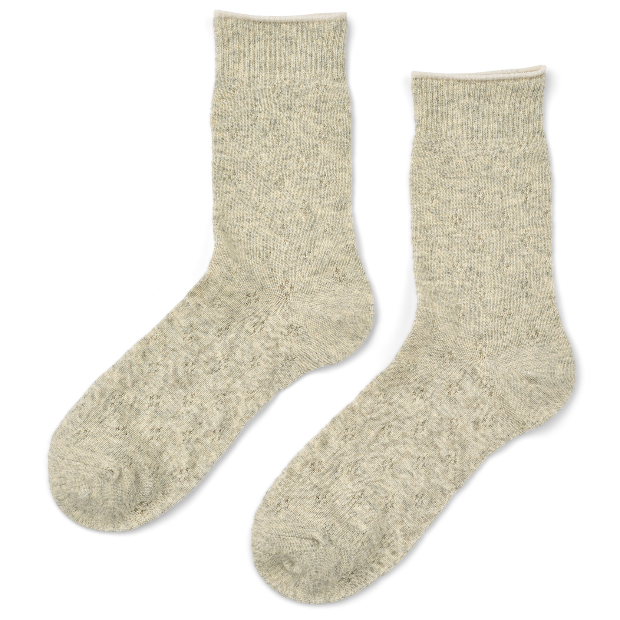 Grå Strømper med et lille mønster