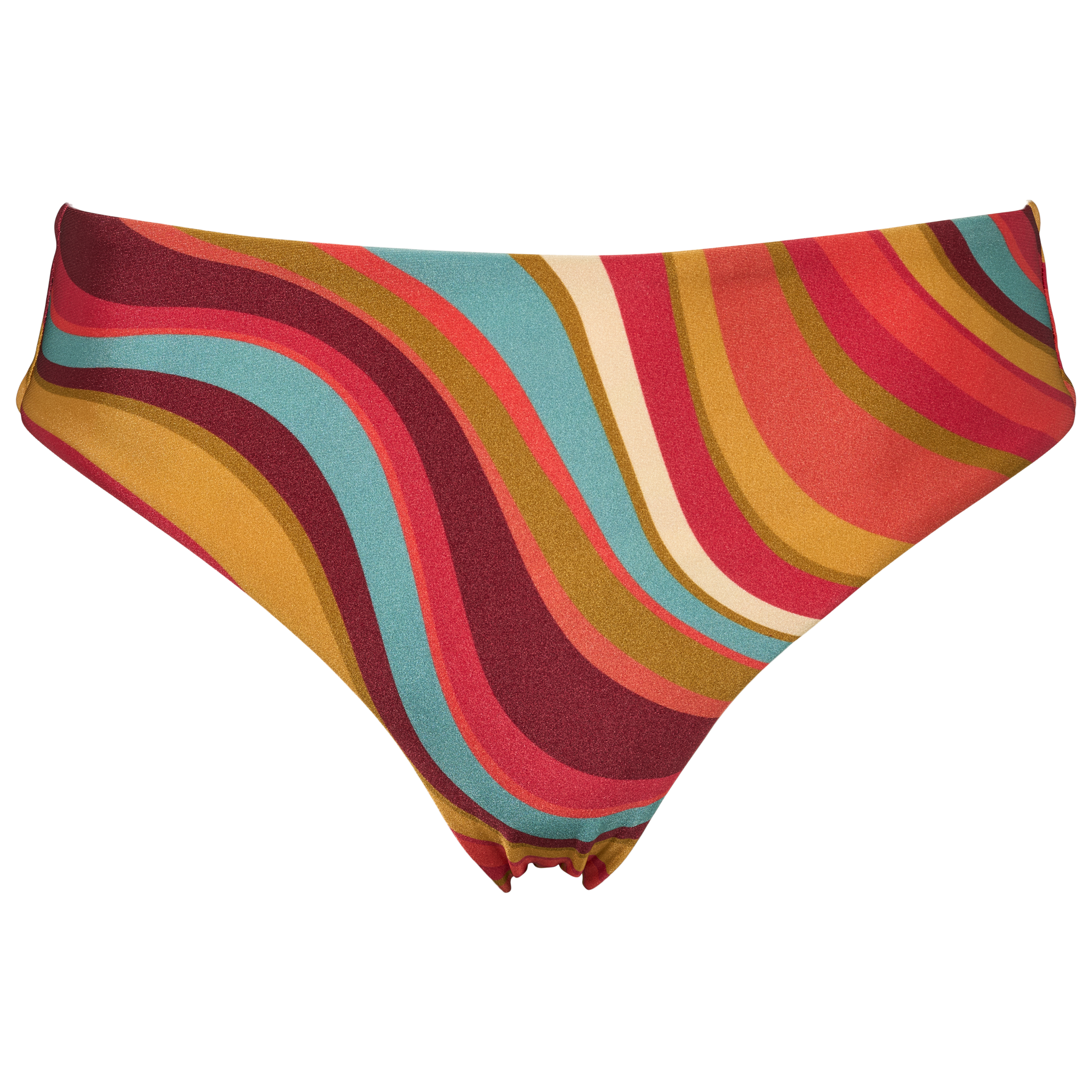 bikiniunderdel med 70'er print