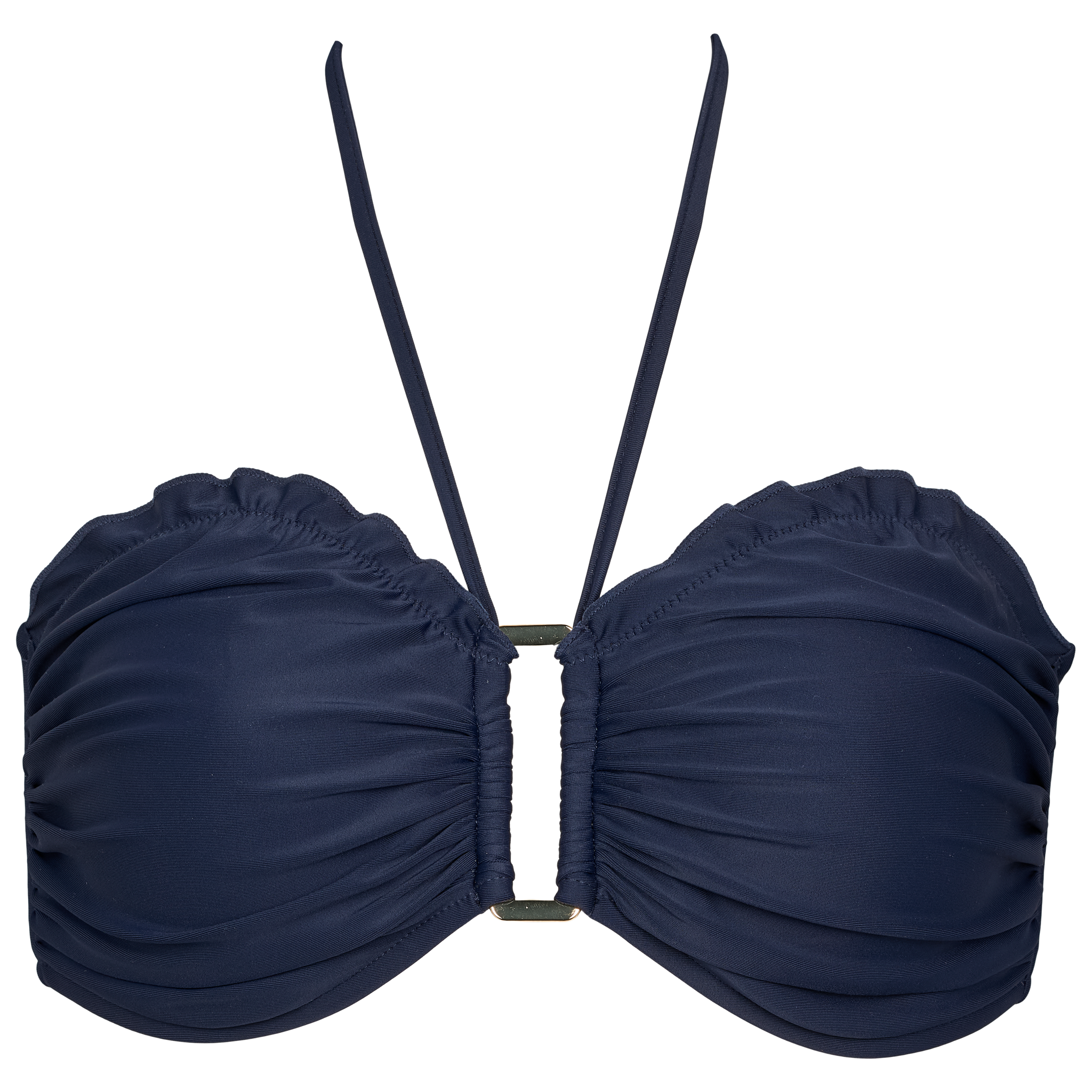Bandeau bikinitop i navy