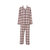Check flannel pyjamas Windsor Wine forfra