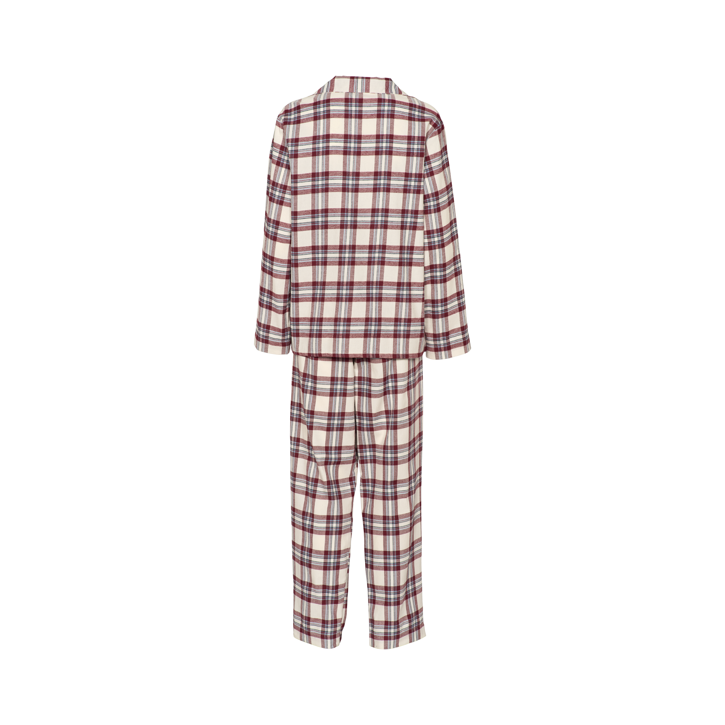 Check flannel pyjamas Windsor Wine bagfra