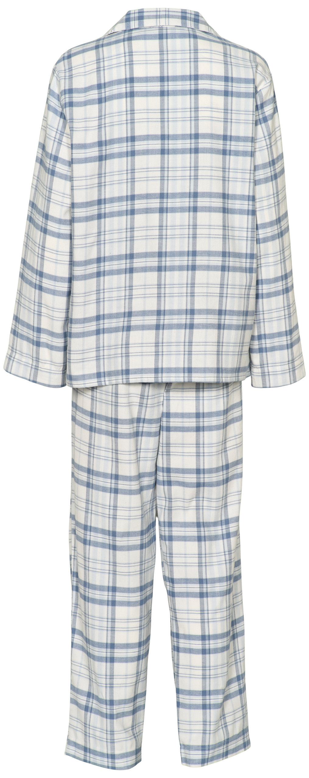Check flannel pyjamas i Clear blue bagfra