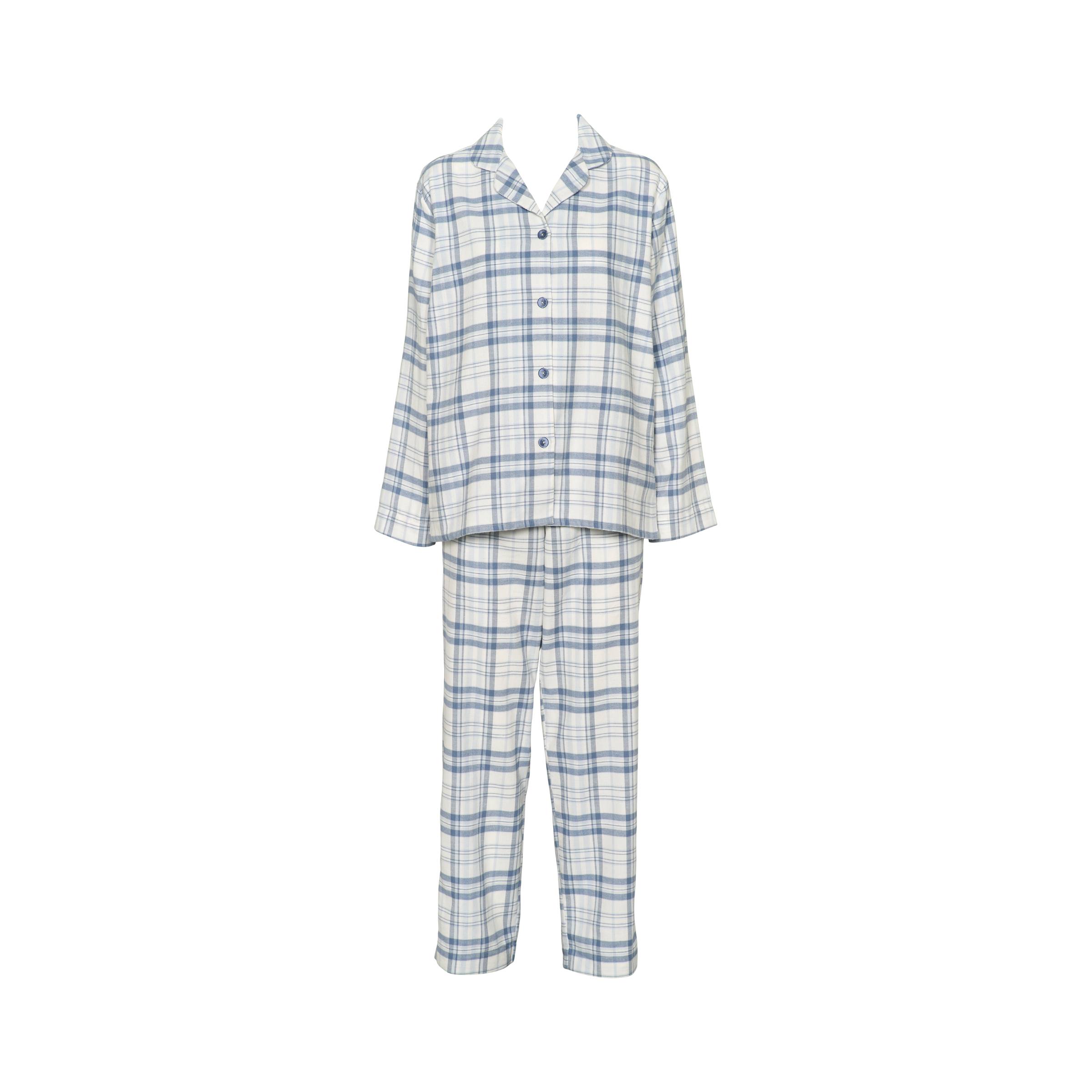 Ternet pyjamas i lyseblå
